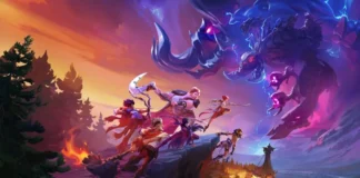 Il poster del gioco Horizon Hunters Gathering.