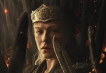 Il poster della stagione 3 della serie The House of the Dragon.