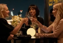 Elisabeth Moss, Kerry Washington e Kate Mara nella serie Imperfect Women - Le mie amiche del cuore.
