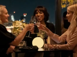 Elisabeth Moss, Kerry Washington e Kate Mara nella serie Imperfect Women - Le mie amiche del cuore.