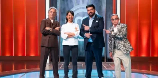 In foto gli chef protagonisti della puntata finale di MasterChef Italia.