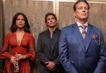 Vince Vaughn, James Marsden ed Eiza González nel film Mike & Nick & Nick & Alice.
