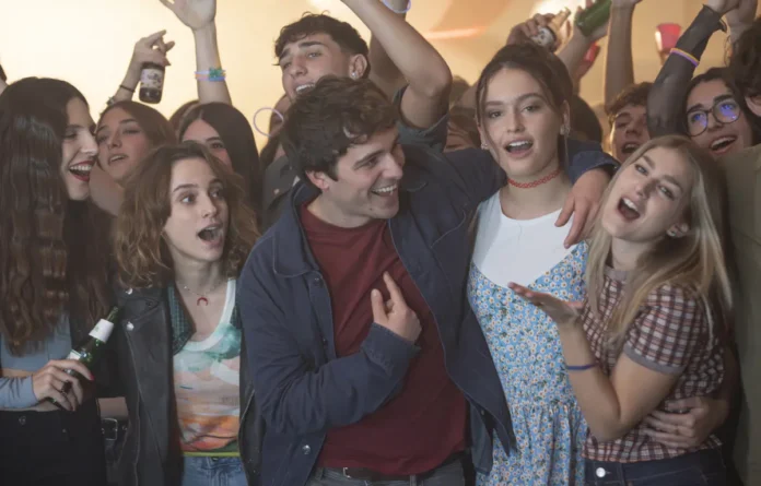 In foto i protagonisti del film Notte prima degli esami 3.0.