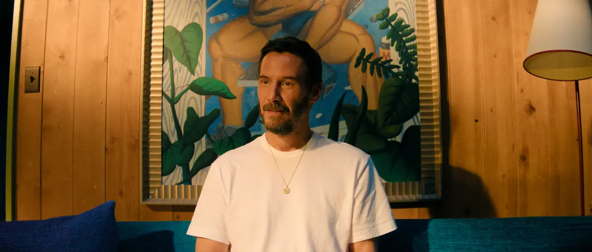 Keanu Reeves nel film Outcome.