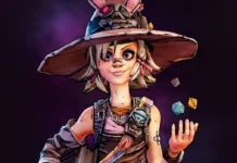 In foto la protagonista del gioco Tiny Tina's Wonderlands.