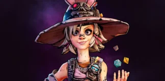 In foto la protagonista del gioco Tiny Tina's Wonderlands.