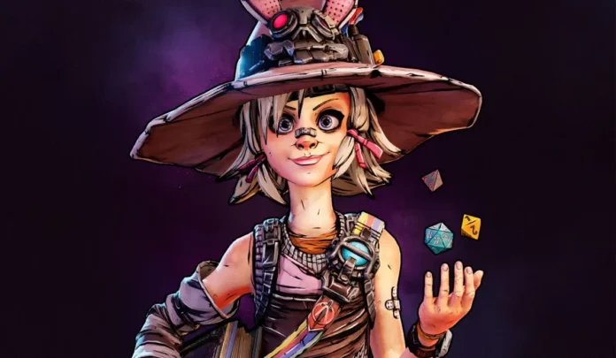 In foto la protagonista del gioco Tiny Tina's Wonderlands.