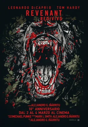 Il poster del decimo anniversario di Revenant &ndash; Redivivo.