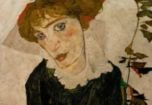 In foto il dipinto di Egon Schiele,Portrait of Wally,