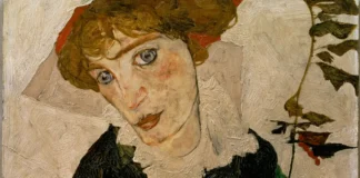 In foto il dipinto di Egon Schiele,Portrait of Wally,