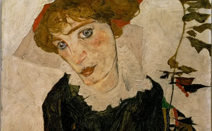 In foto il dipinto di Egon Schiele,Portrait of Wally,