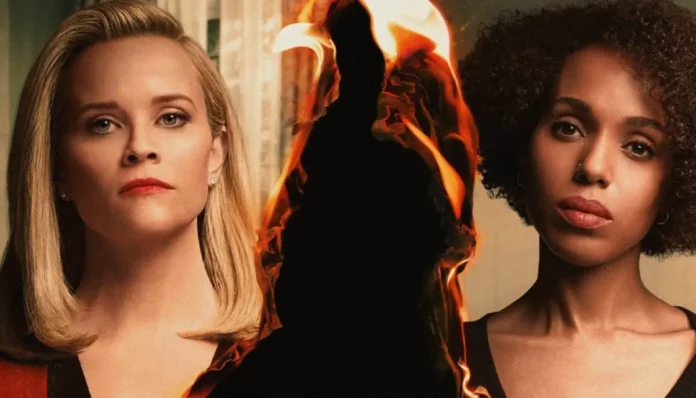 Reese Witherspoon e Kerry Washington nella serie Tanti piccoli fuochi.