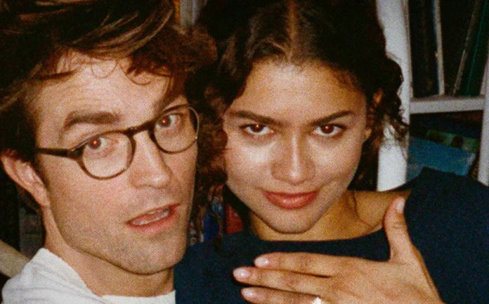 Zendaya e Robert Pattinson nel film The Drama – Un segreto è per sempre.