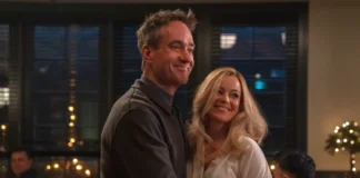 Elizabeth Banks e Matthew Macfadyen nella serie The Miniature Wife.