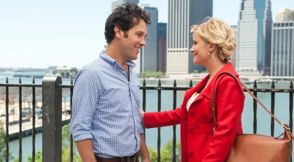 Paul Rudd e Amy Poehler nel film They Came Together.