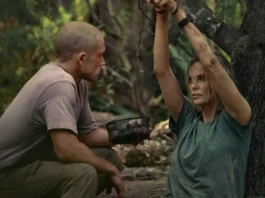 Charlize Theron e Taron Egerton nel film Netflix Apex.