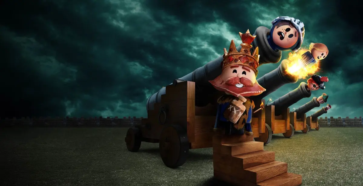Una scena dalla serie Crossing Swords.