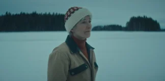 Emma Thompson nel film Dead of Winter – Sfida nel gelo.