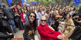 Meryl Streep e Anne Hathaway nel tour messicano de Il Diavolo veste Prada 2.