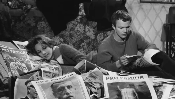 Lou Castel nel film I pugni in tasca.