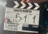 In foto il ciak del film Santo Subito!