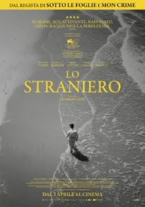 Il poster del film Lo straniero.