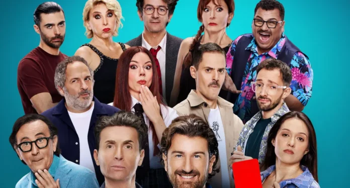 In foto i partecipanti della sesta edizione di LOL: Chi ride è fuori.
