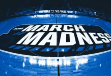 Il logo della competizione di basket March Madness.