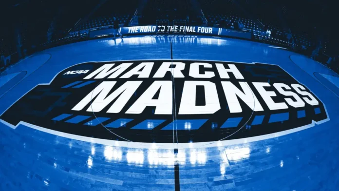 Il logo della competizione di basket March Madness.