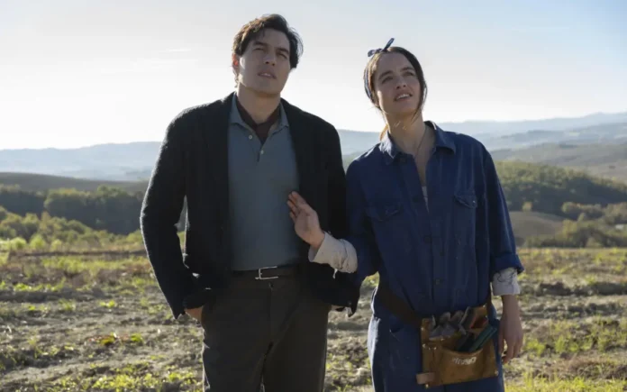 Matilde Gioli e Cristiano Caccamo nel film Non è un paese per single.