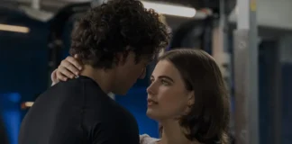 Ella Bright e Belmont Cameli nella serie Off Campus.