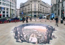 L'installazione dedicata alla serie Paradise creata da Fabio Giampietro.