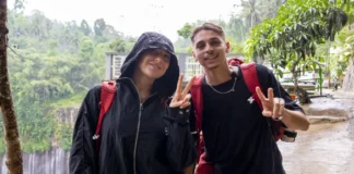 In foto due concorrenti della seconda tappa dell'edizione 2026 di Pechino Express.