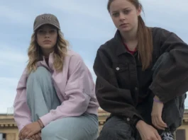 Margherita Buoncristiani e Federica Pala nel film Qualcosa di lilla.