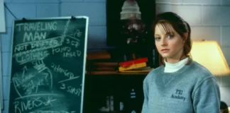 Jodie Foster nell'edizione al cinema in 4K del film Il silenzio degli innocenti.
