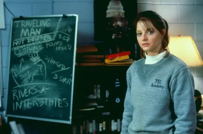 Jodie Foster nell'edizione al cinema in 4K del film Il silenzio degli innocenti.
