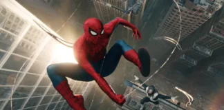 Il supereroe Spider-Man nel film Spdier-Man: Brand New Day.