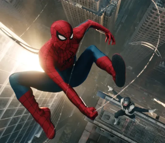 Il supereroe Spider-Man nel film Spider-Man: Brand New Day.