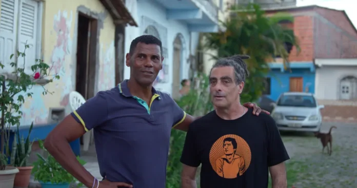 Sandro Bonvissuto e Aldair nel documentario Sandro Bonvissuto