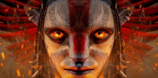 In foto un personaggio del film Avatar - Fuoco e cenere.