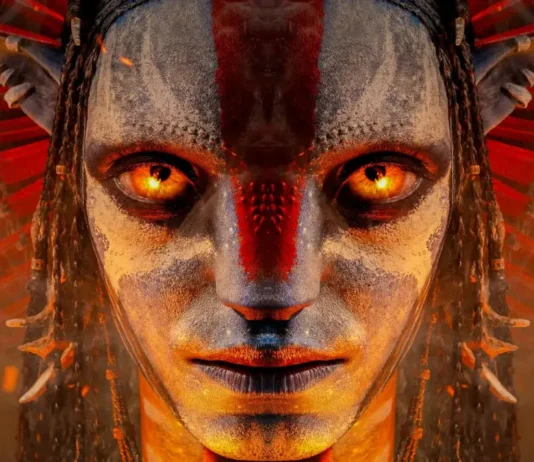 In foto un personaggio del film Avatar - Fuoco e cenere.