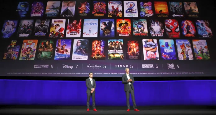 Cinemacon.2026.disney.cover Una foto della presentazione Disney del CinemaCon 2026.