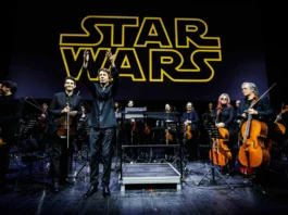 Una foto del Star Wars: Episode VI - Return of the Jedi in concerto a Milano.