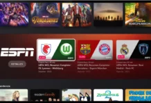 In foto l'homepage dell'offerta Disney+ che compenre anche gli eventi ESPN.