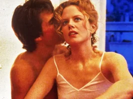Tom Cruise e Nicole Kidman nel film Eyes Wide Shut.