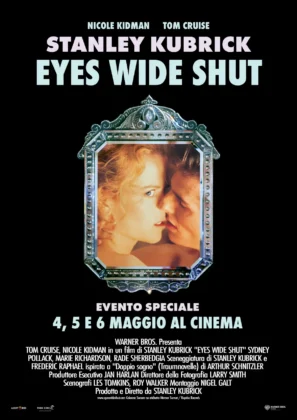 Il poster del film Eyes wide shut.