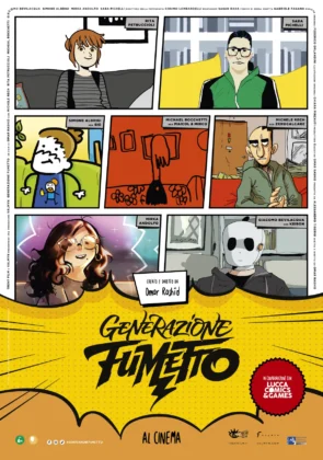 Il poster del documentario Generazione Fumetto.