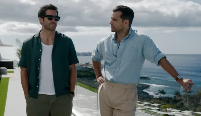 Jake Gyllenhaal e Henry Cavill nel film In the Grey.