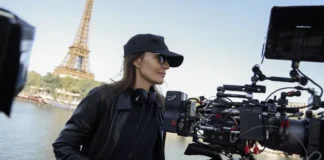 Maria Sole Tognazzi sul set del film Iside.