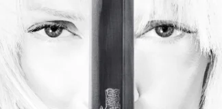 Uma Thurman nel poster del film Kill Bill: The Whole Bloody Affair.
